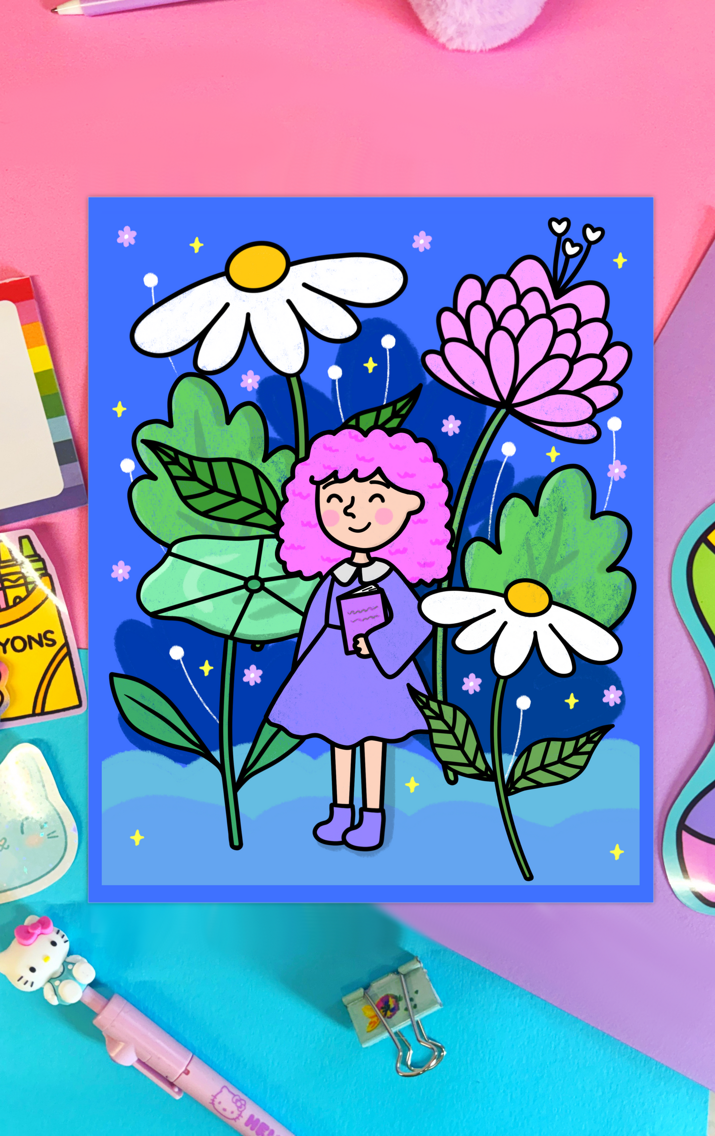 Whimsical Garden Art Print