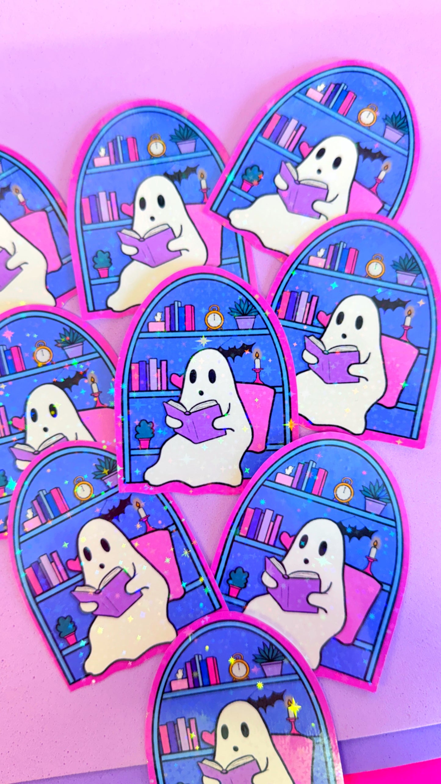 Ghost Reading Sticker