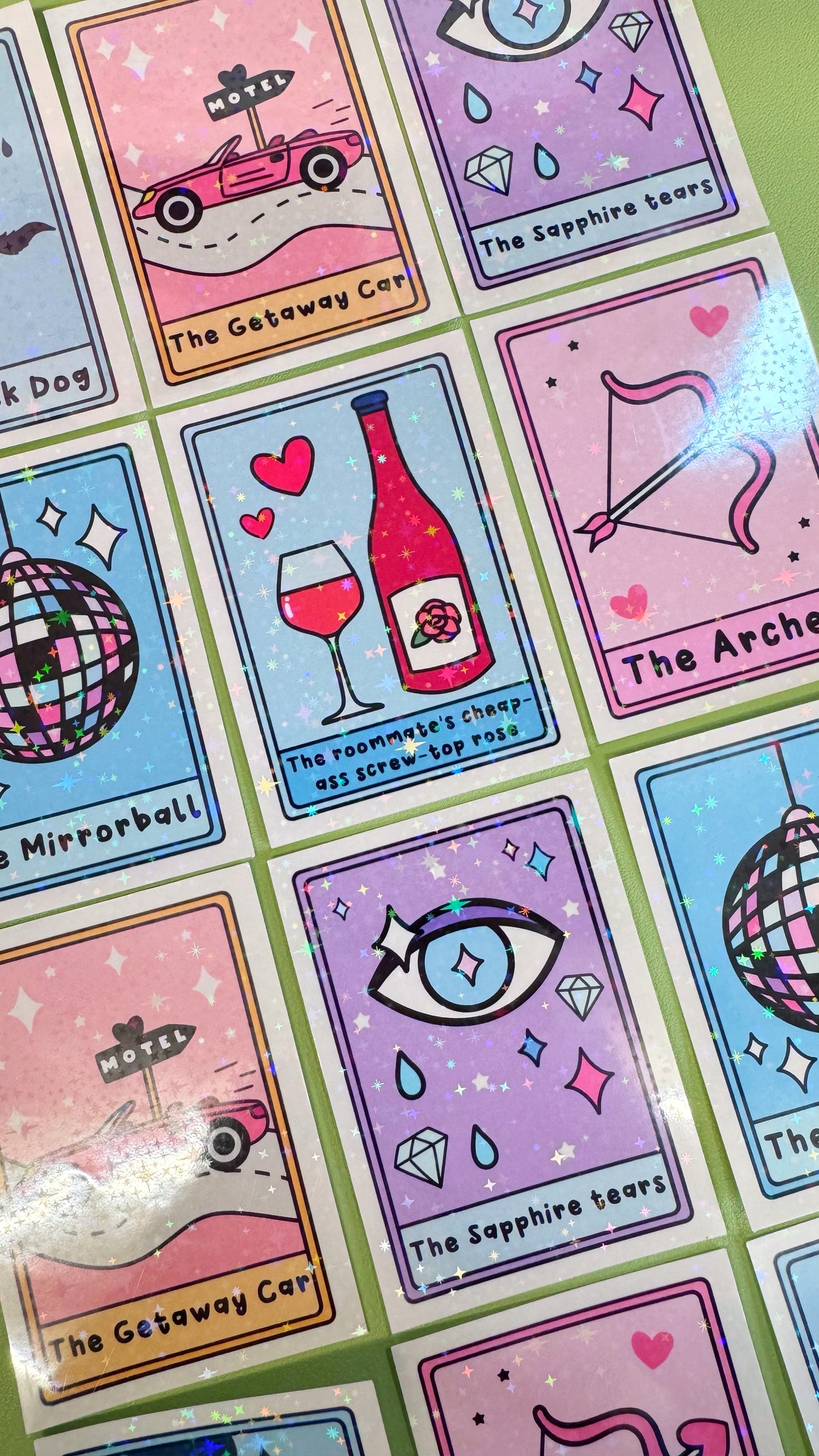 Taylor Tarot Stickers 1