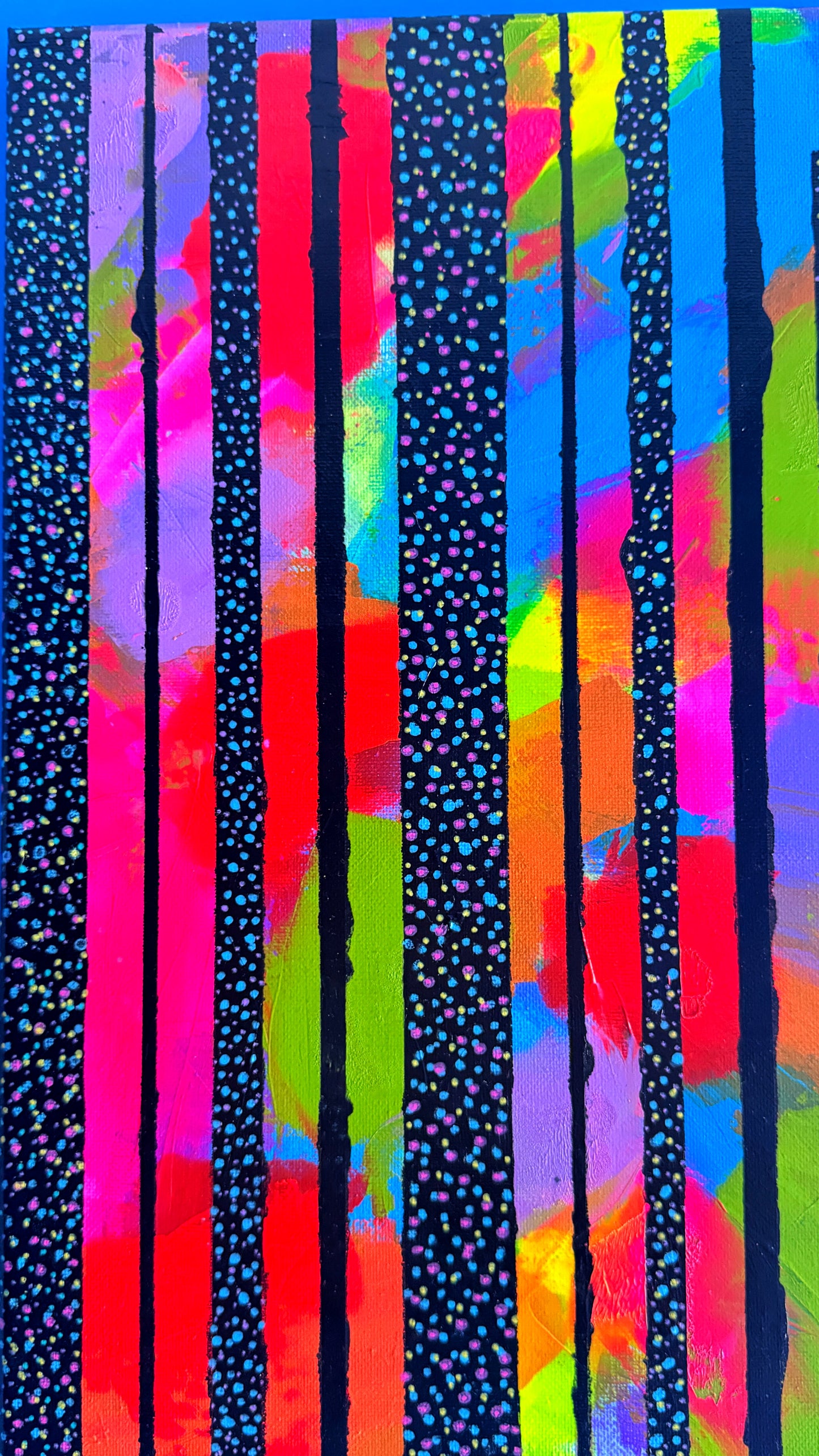 Rainbow Riot 🌈 Painting