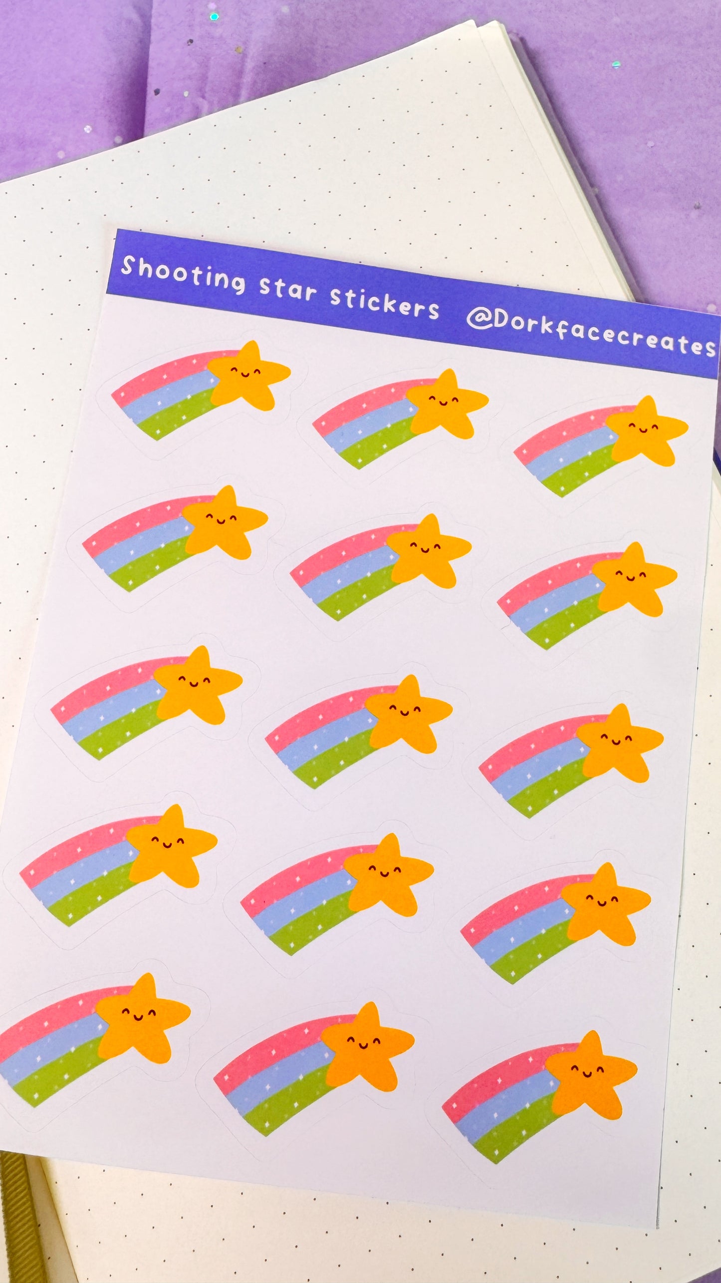 Shooting Stars Stickers