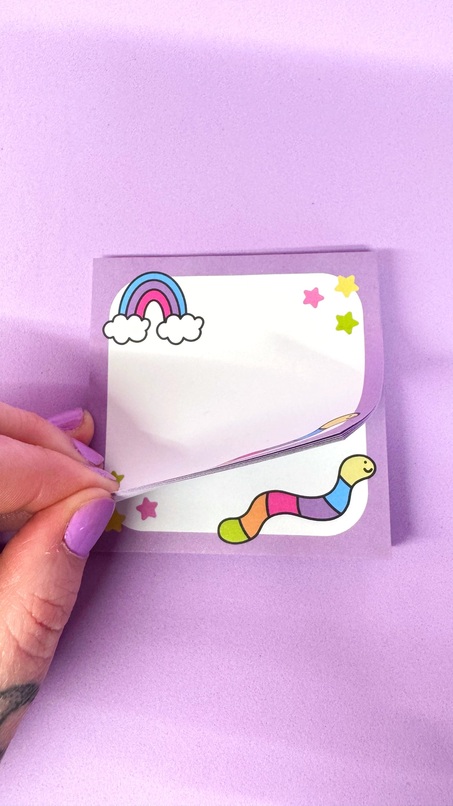 Rainbow Sticky Note Pad