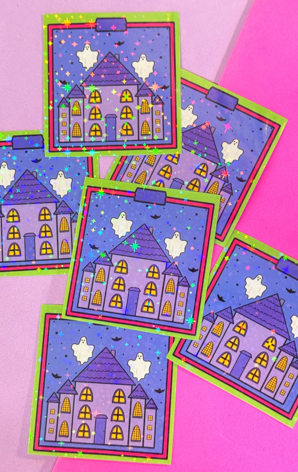 Haunted House Sticker