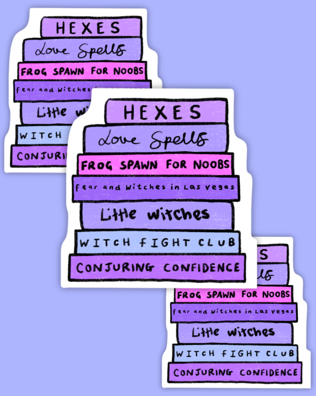 Witchy Books Sticker