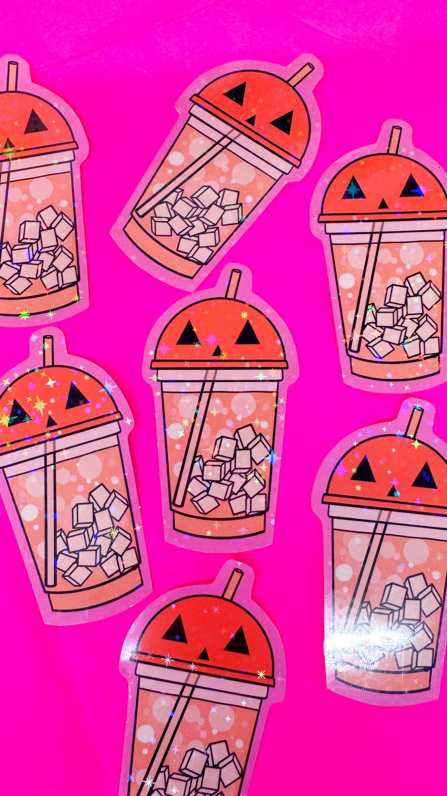 Spooky Sippy Cup Sticker