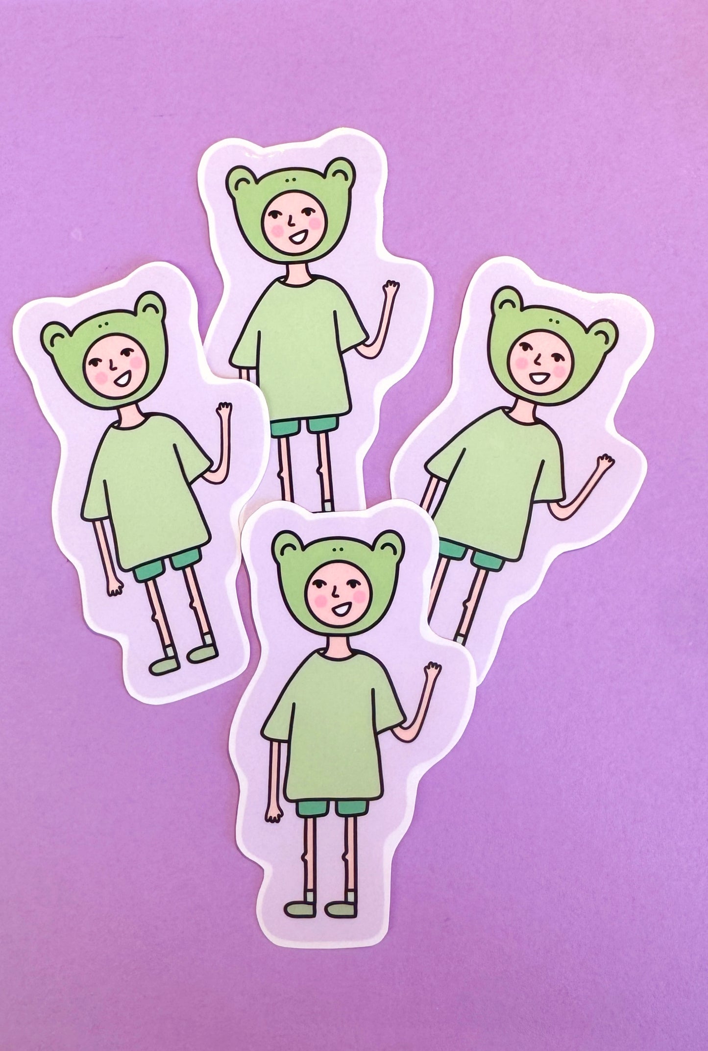 Frog Outfit Sticker