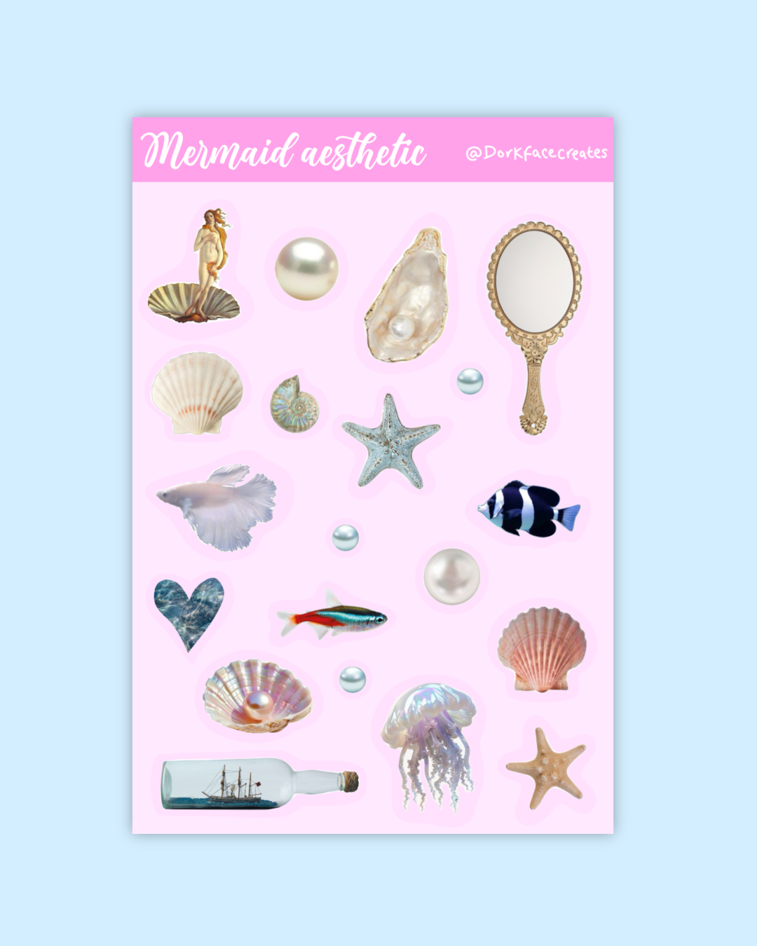 Mermaid Aesthetic Stickers
