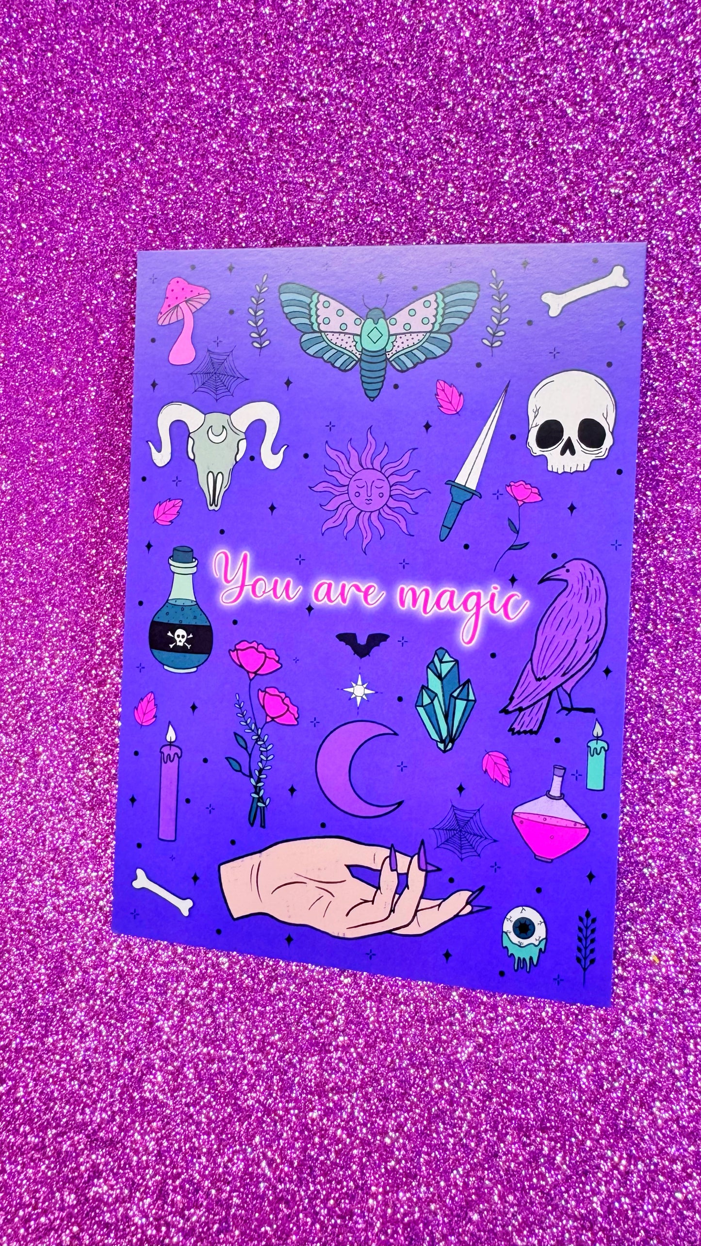 You Are Magic Postcard Print