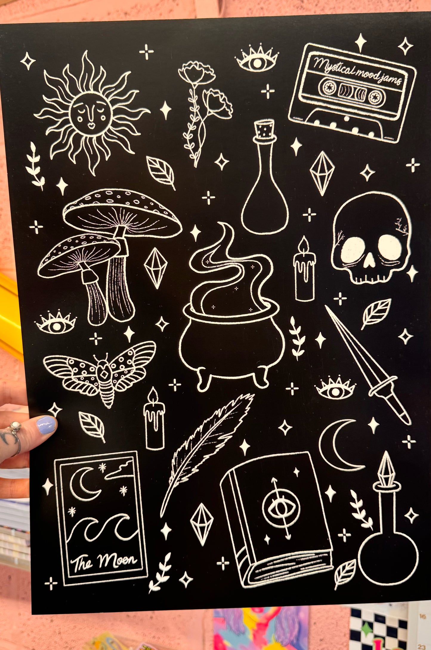 Witchy A3 Poster Print
