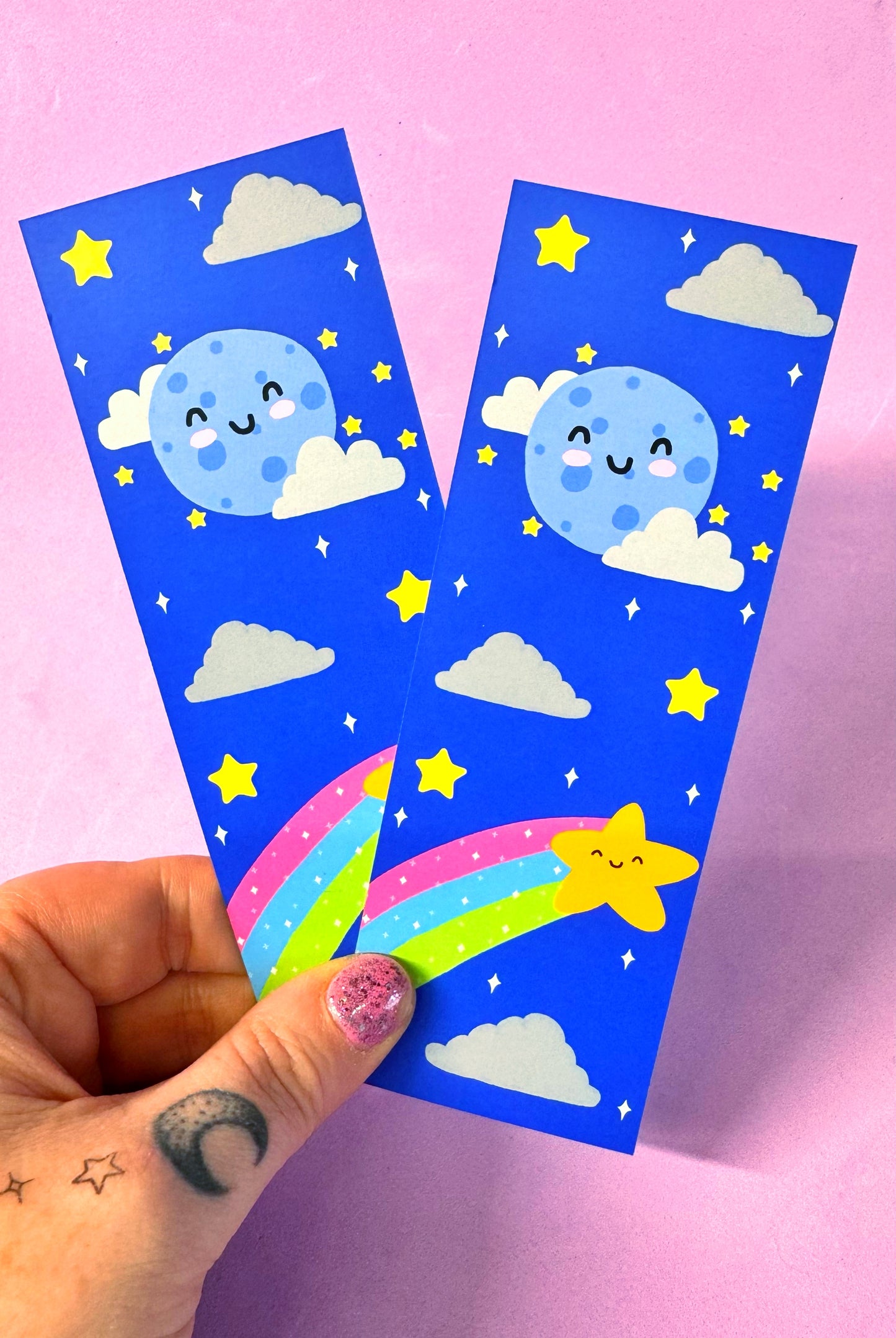 Cute Night Sky Bookmarks