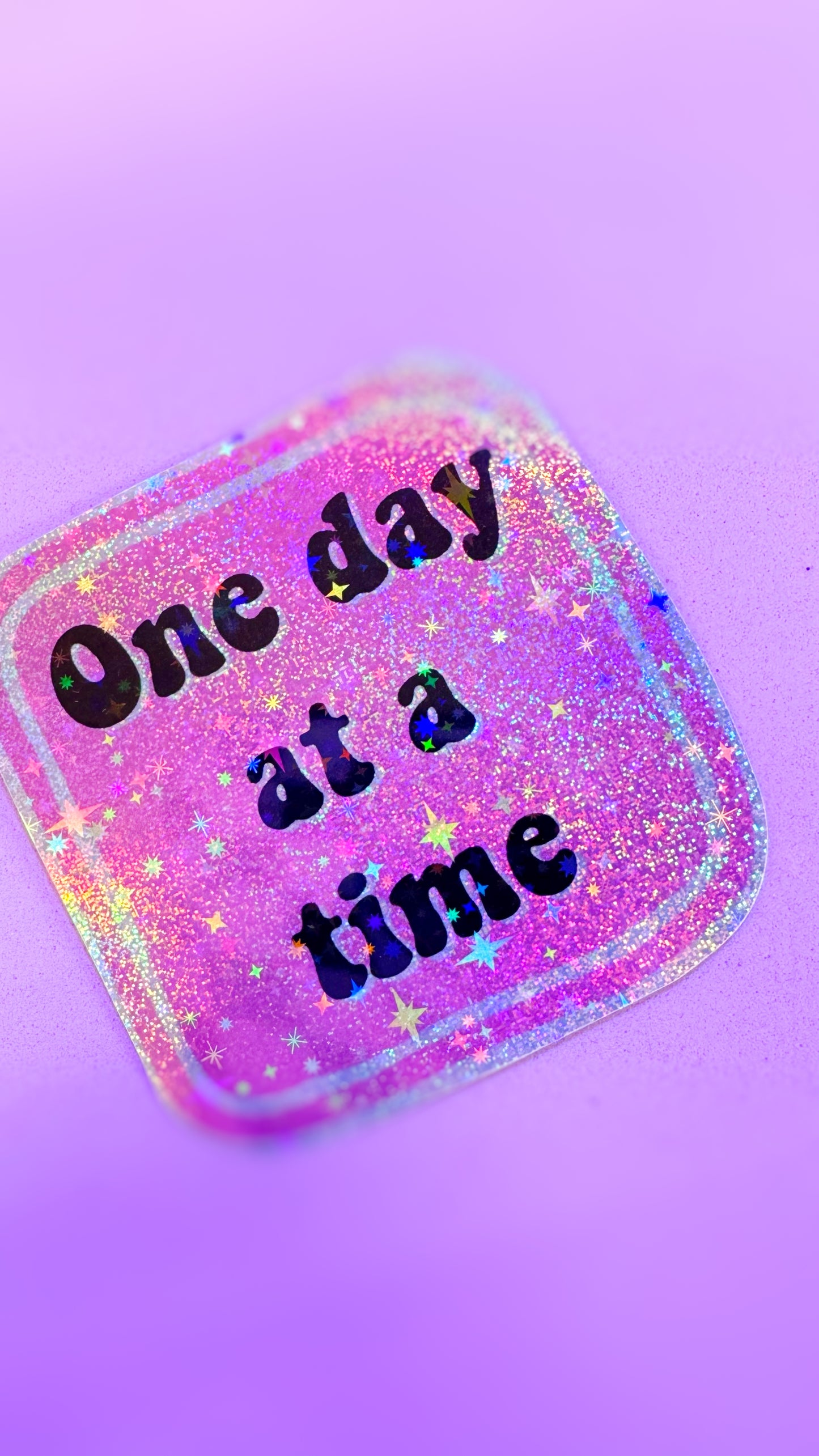 One Day Holographic Stickers