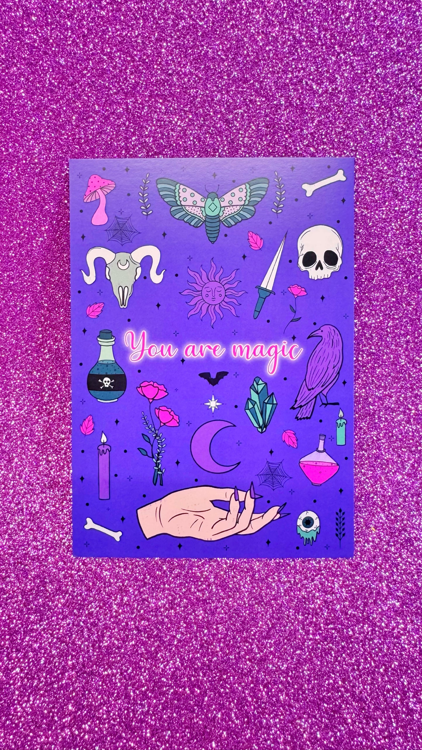 You Are Magic Postcard Print
