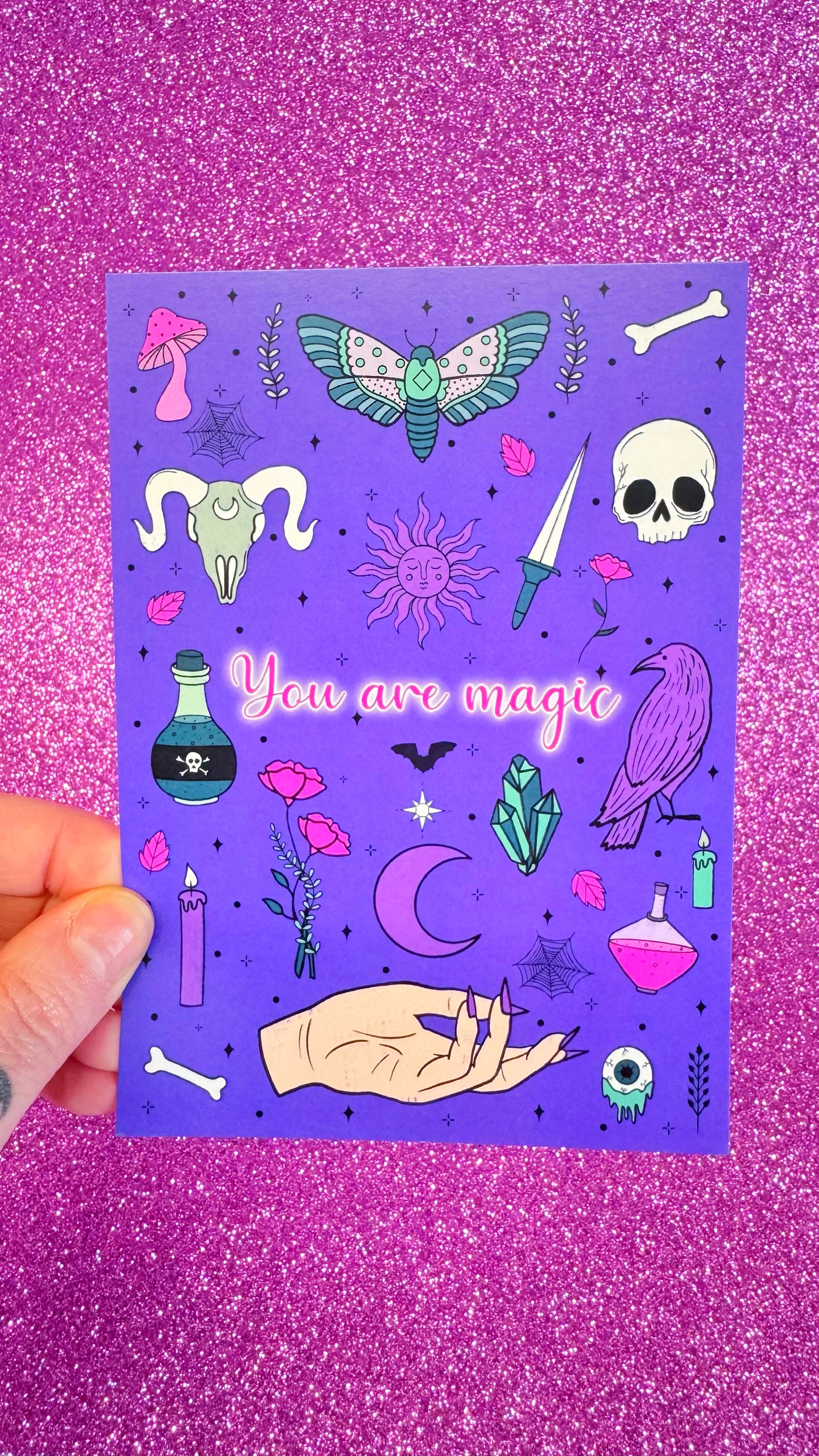 You Are Magic Postcard Print