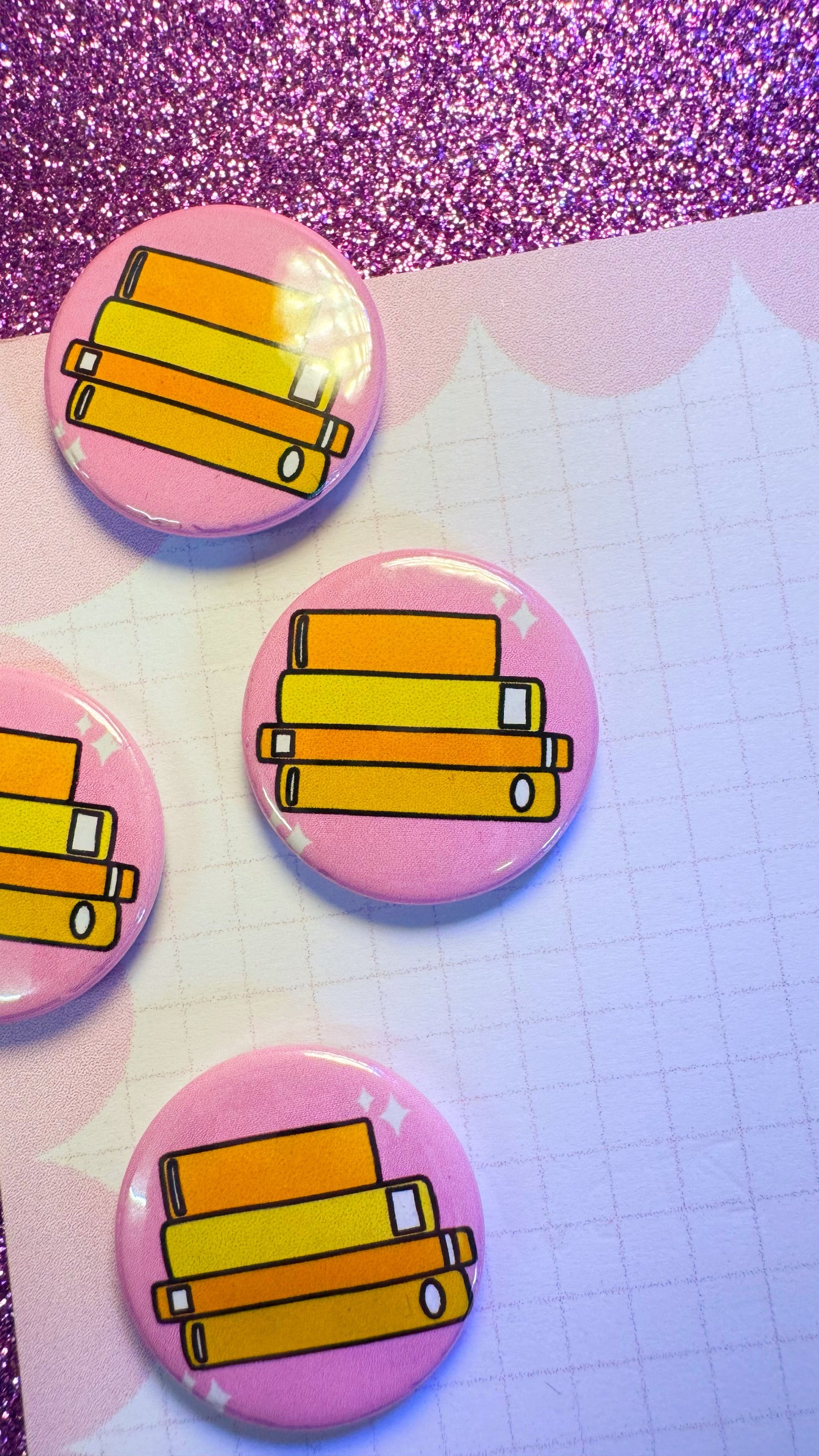 Book Pile Badge