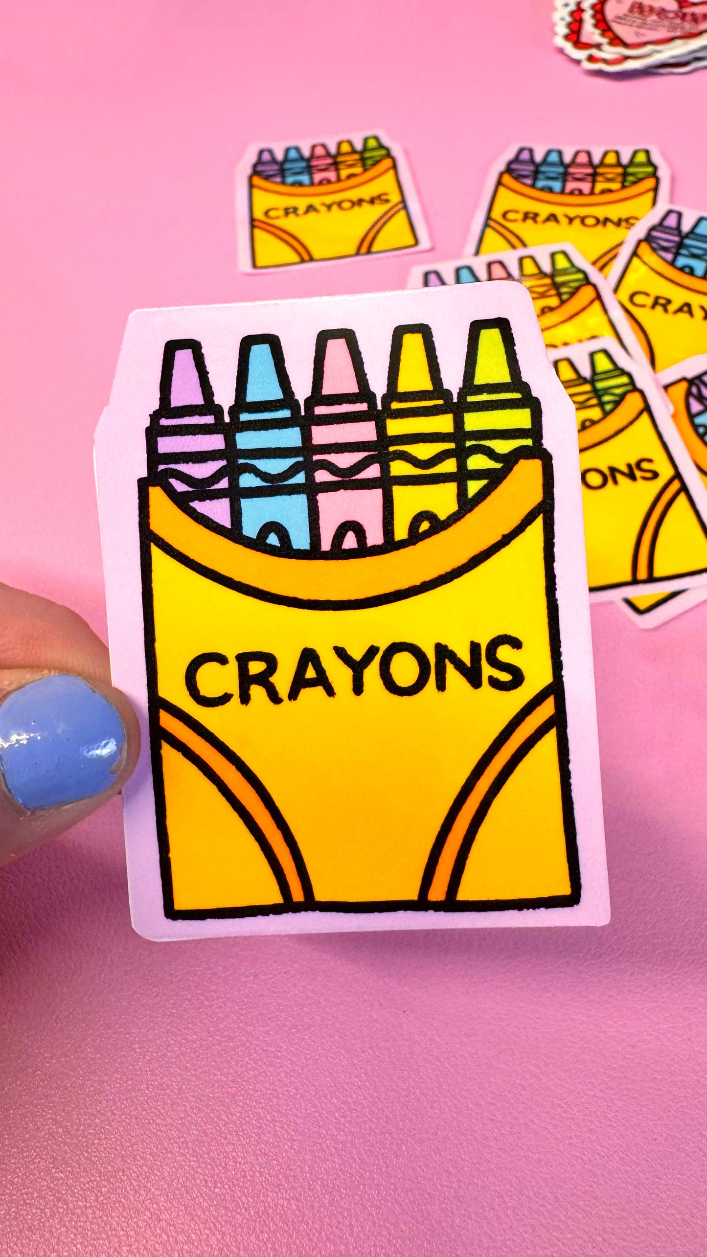 Crayon Sticker