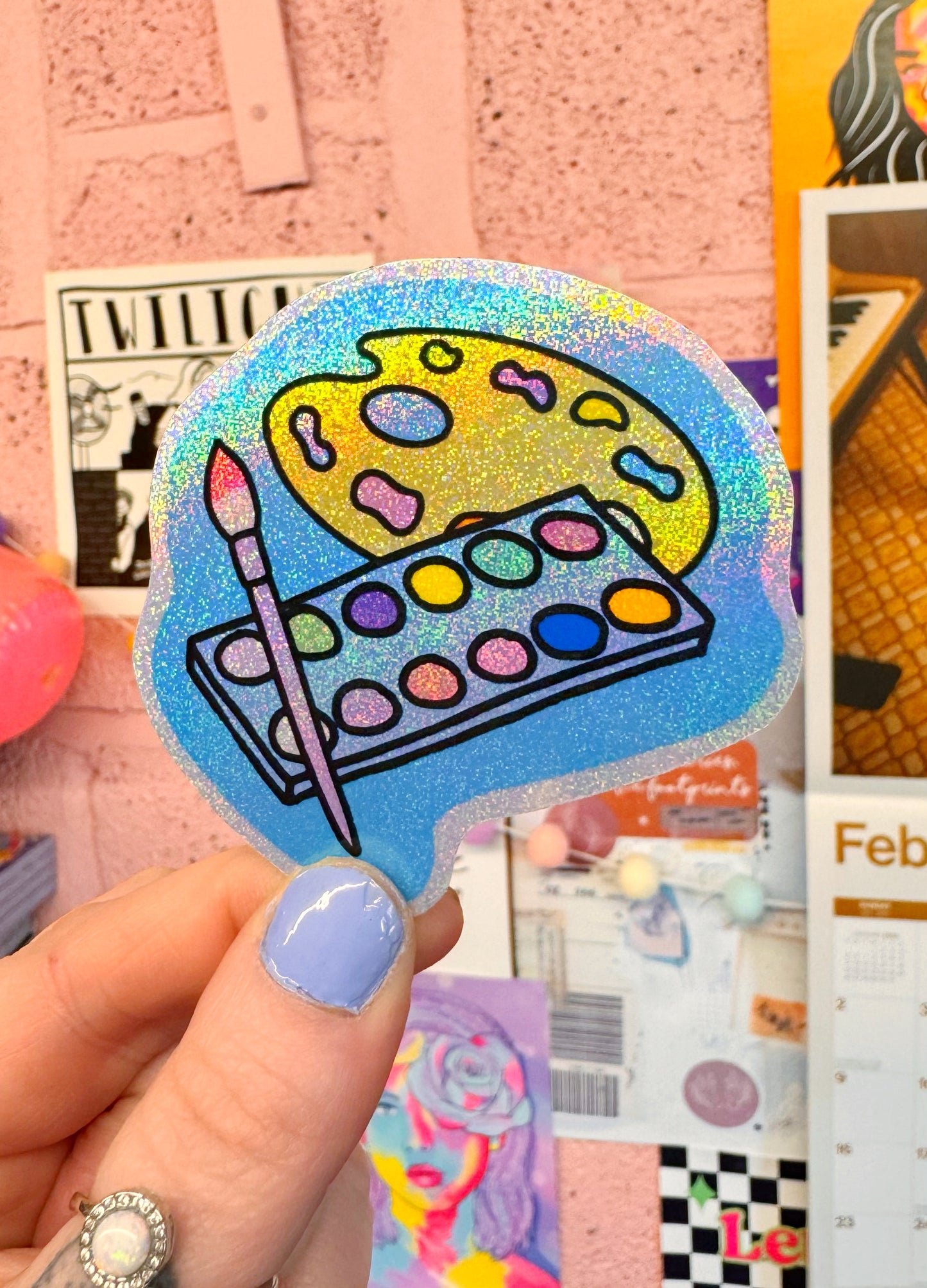 Arty Holo Sticker