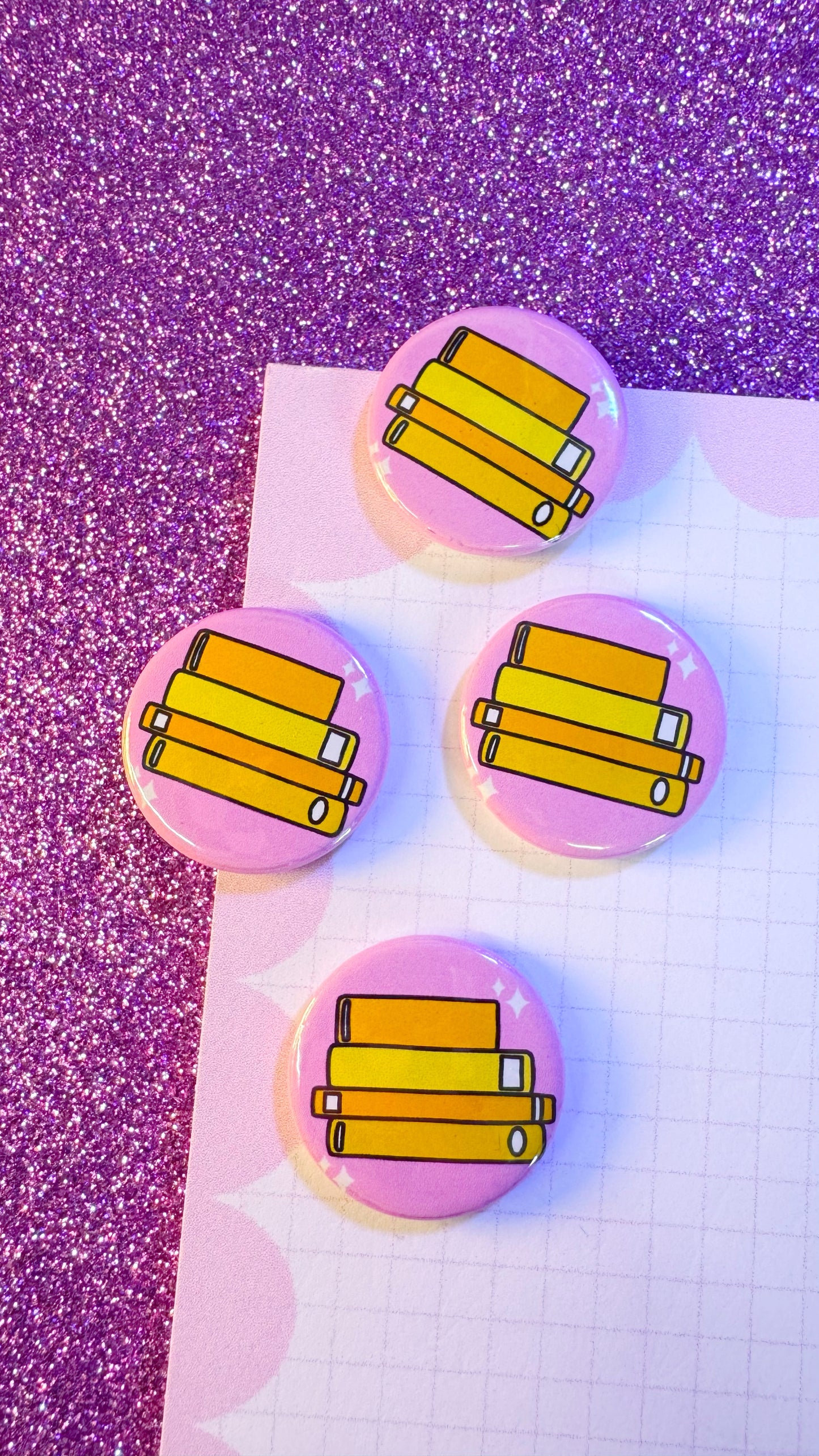 Book Pile Badge