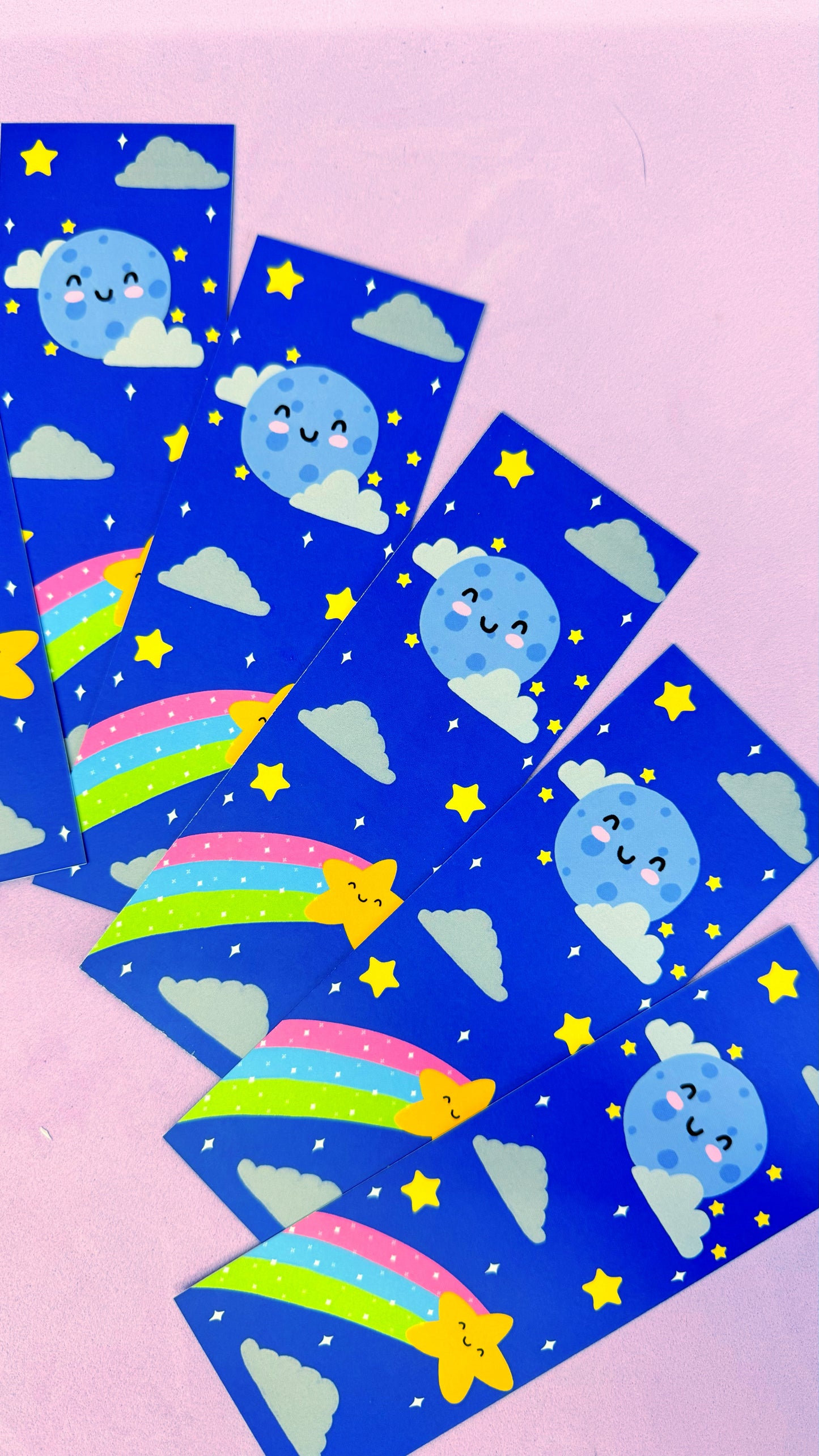 Cute Night Sky Bookmarks