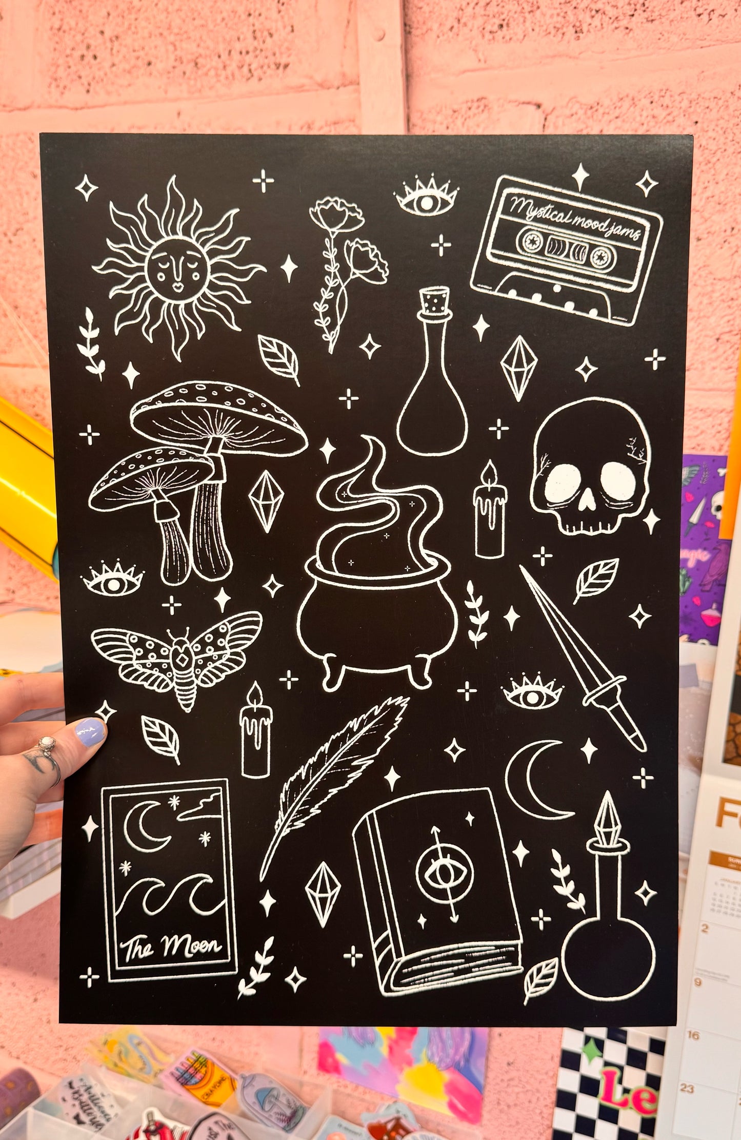 Witchy A3 Poster Print
