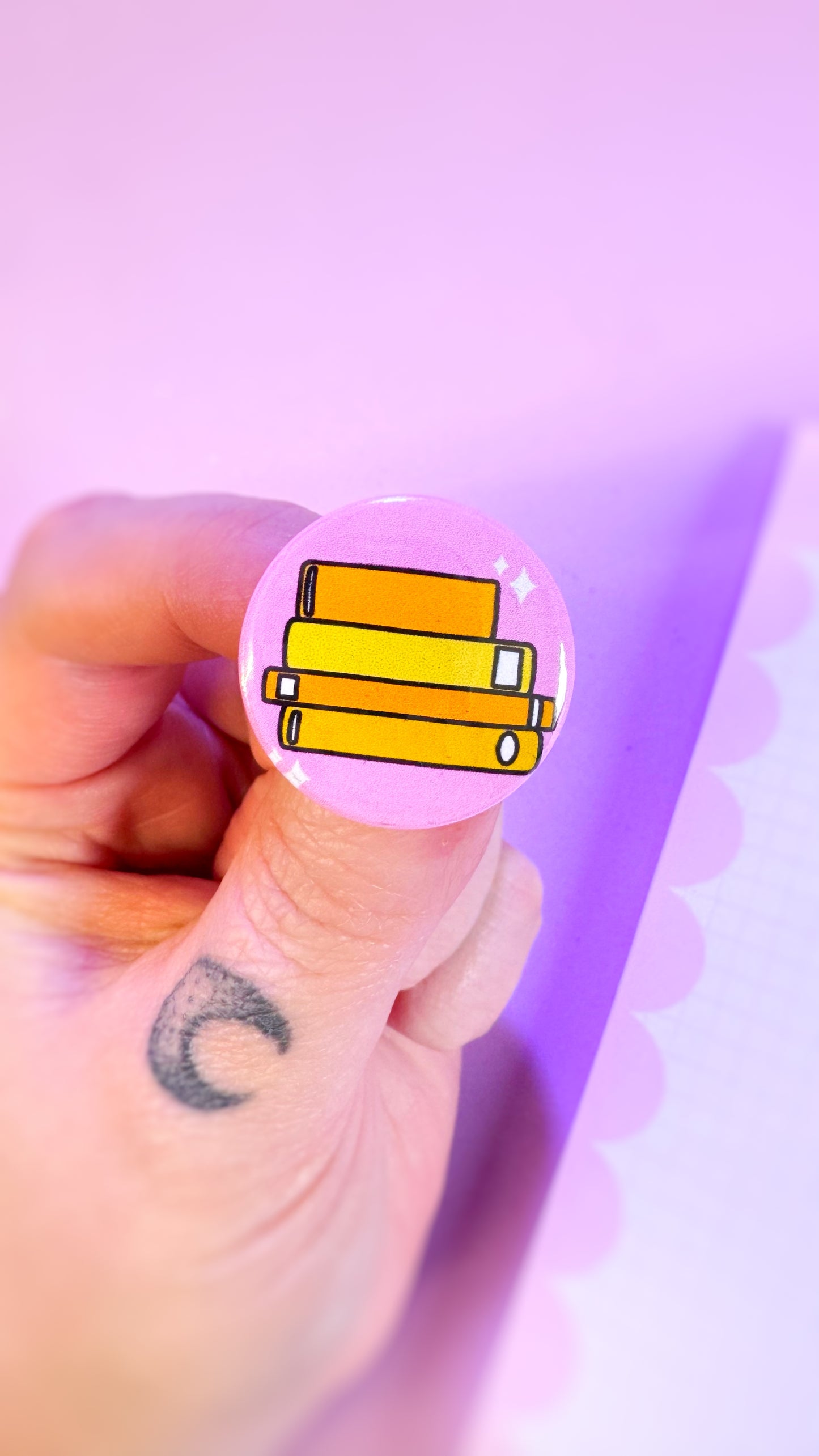 Book Pile Badge
