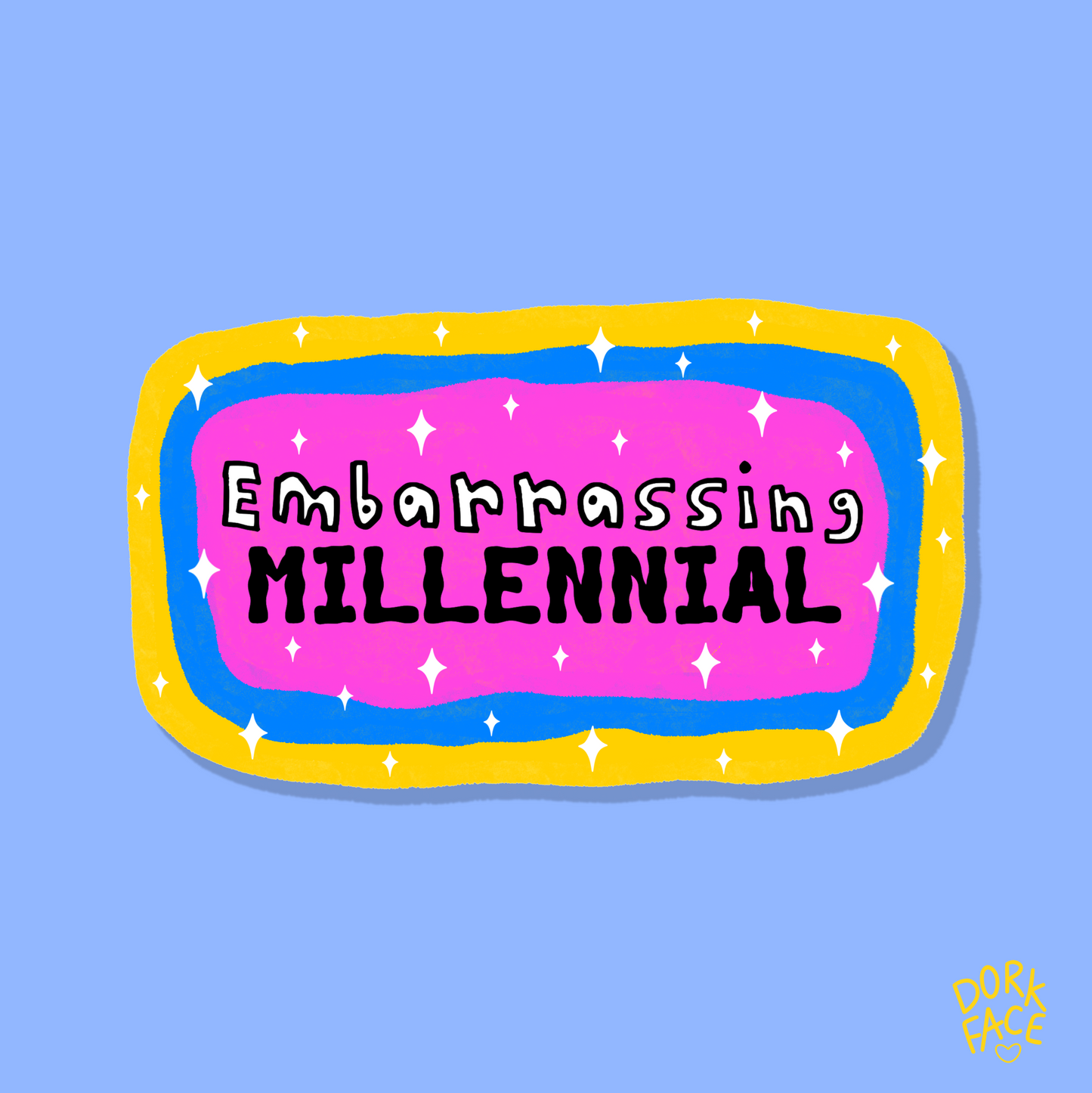 Embarrassing Millenial Sticker
