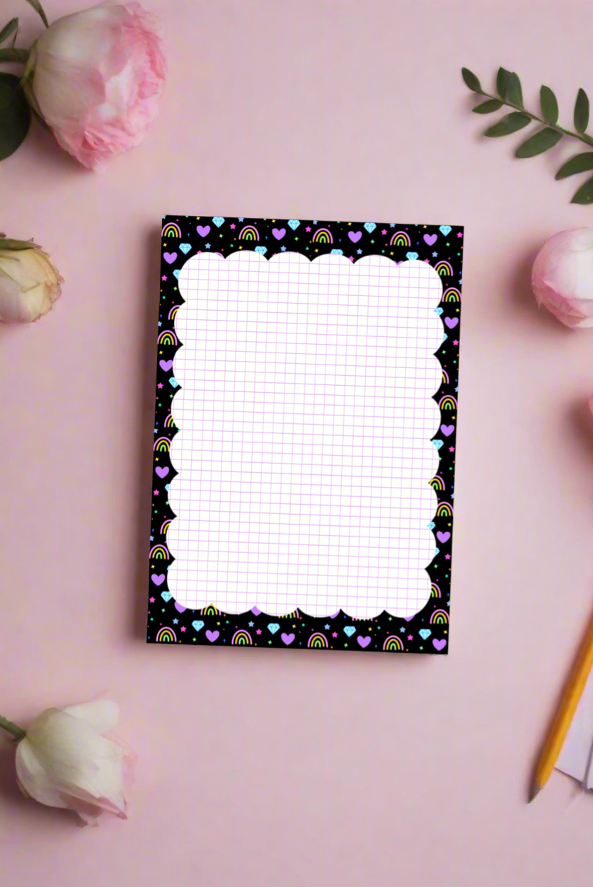 Dark Rainbows Notepad