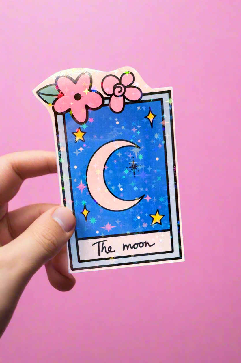The Moon Tarot Sticker