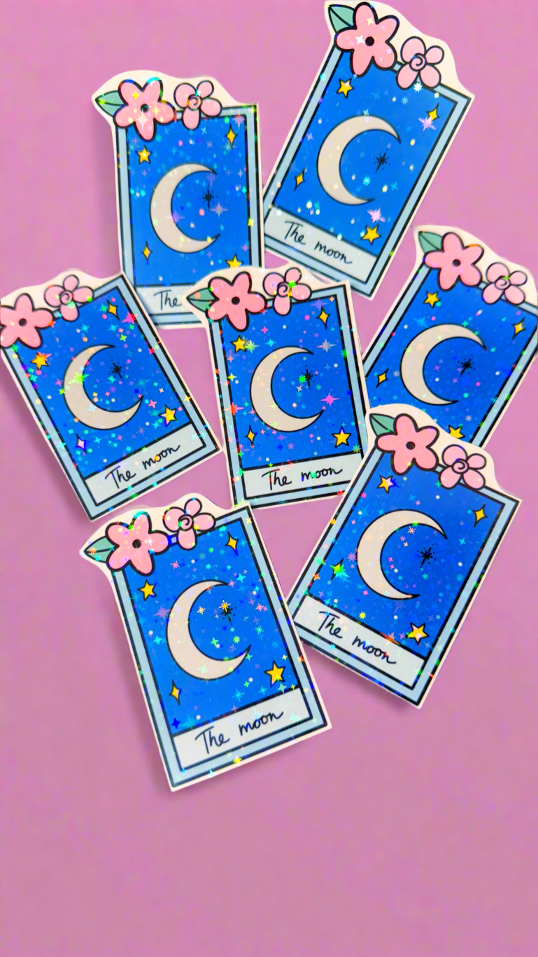The Moon Tarot Sticker