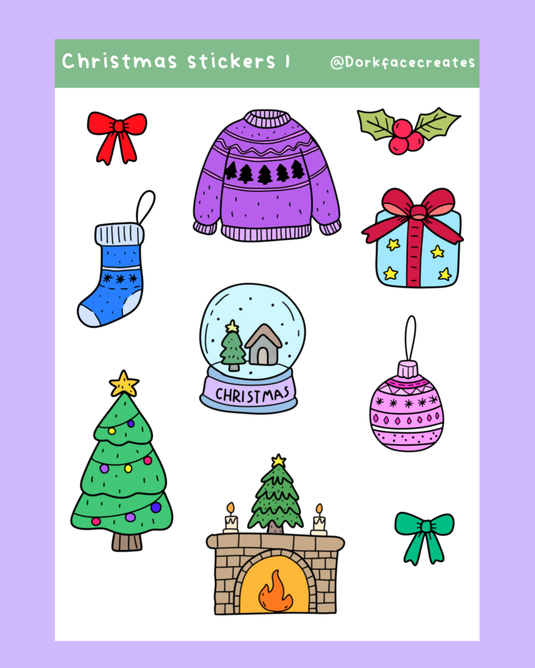 Christmas Stickers Bundle