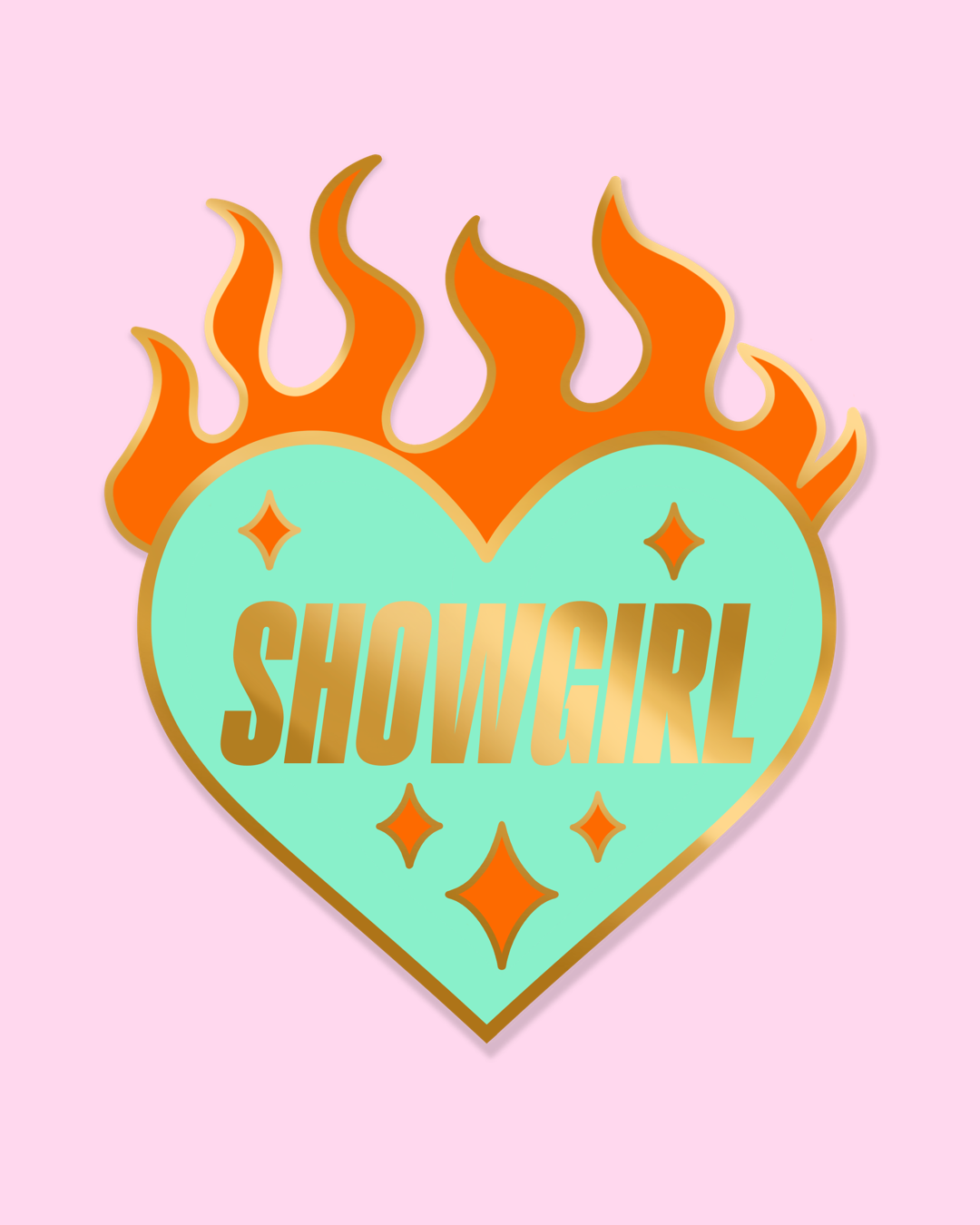 Showgirl Enamel Pin Accessories