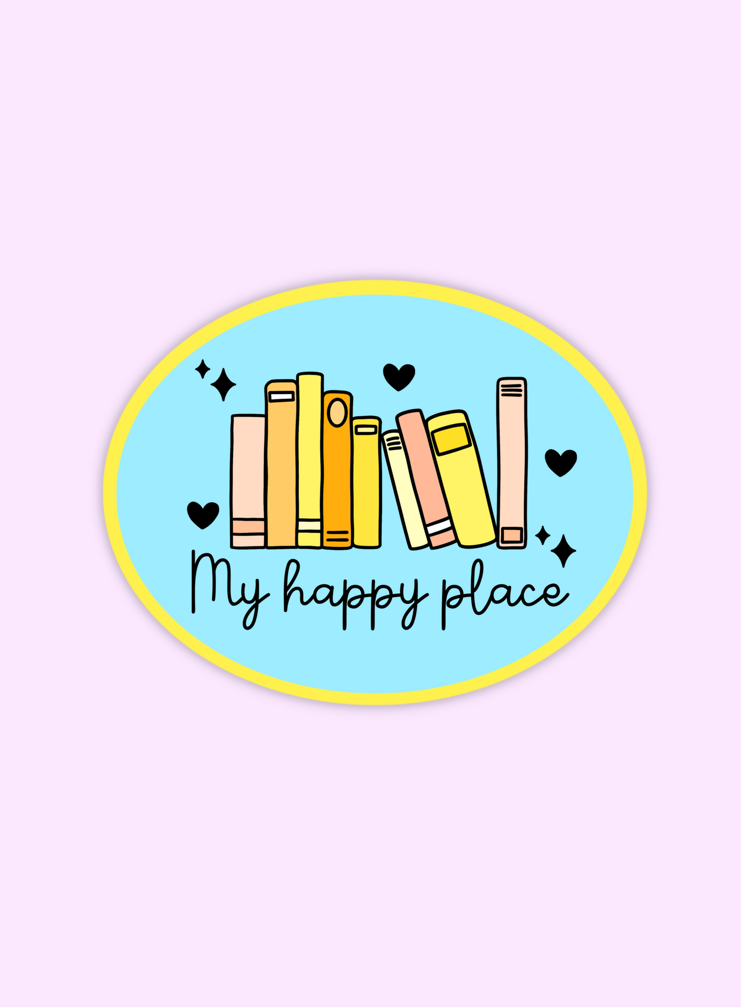 Happy place sticker