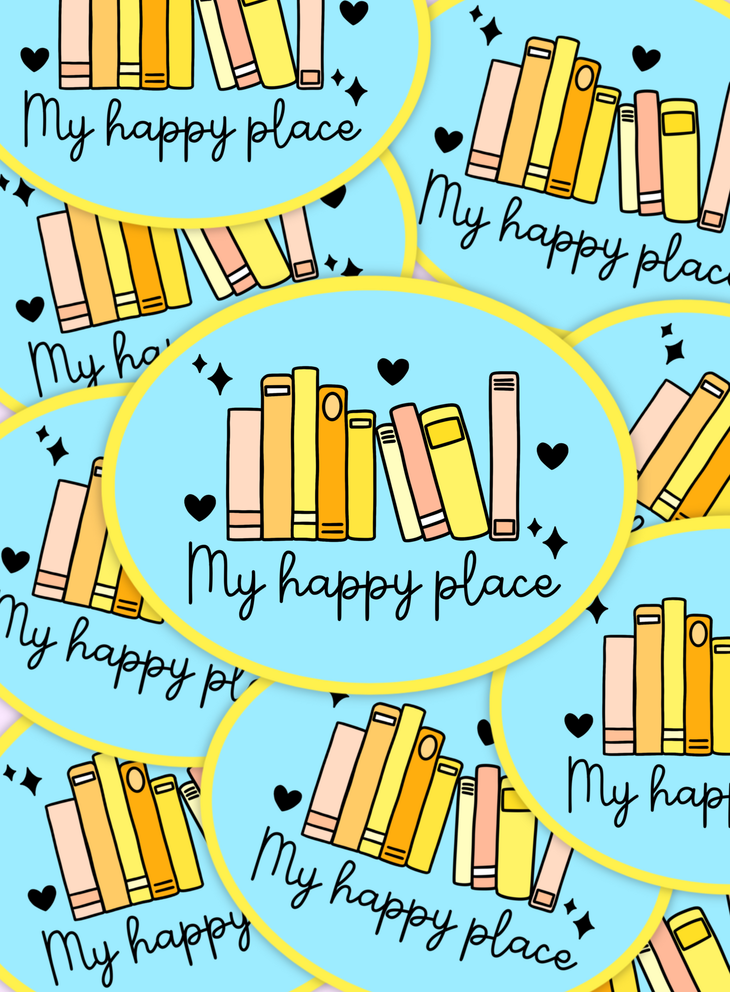 Happy place sticker