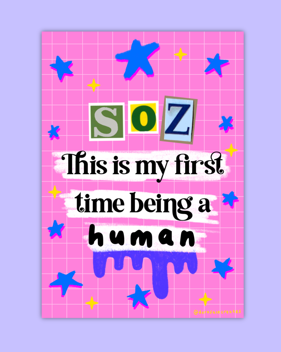 Soz Human Print/Sticker