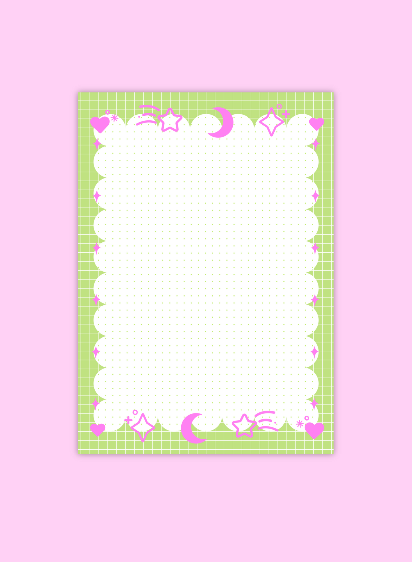 Green & Pink Notepad