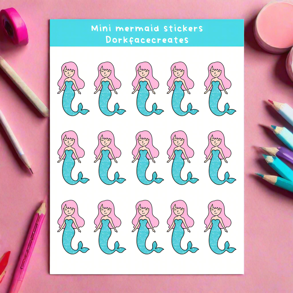 Mermaid Sticker Sheet