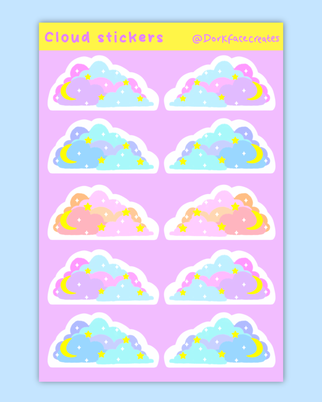 Cloud Stickers