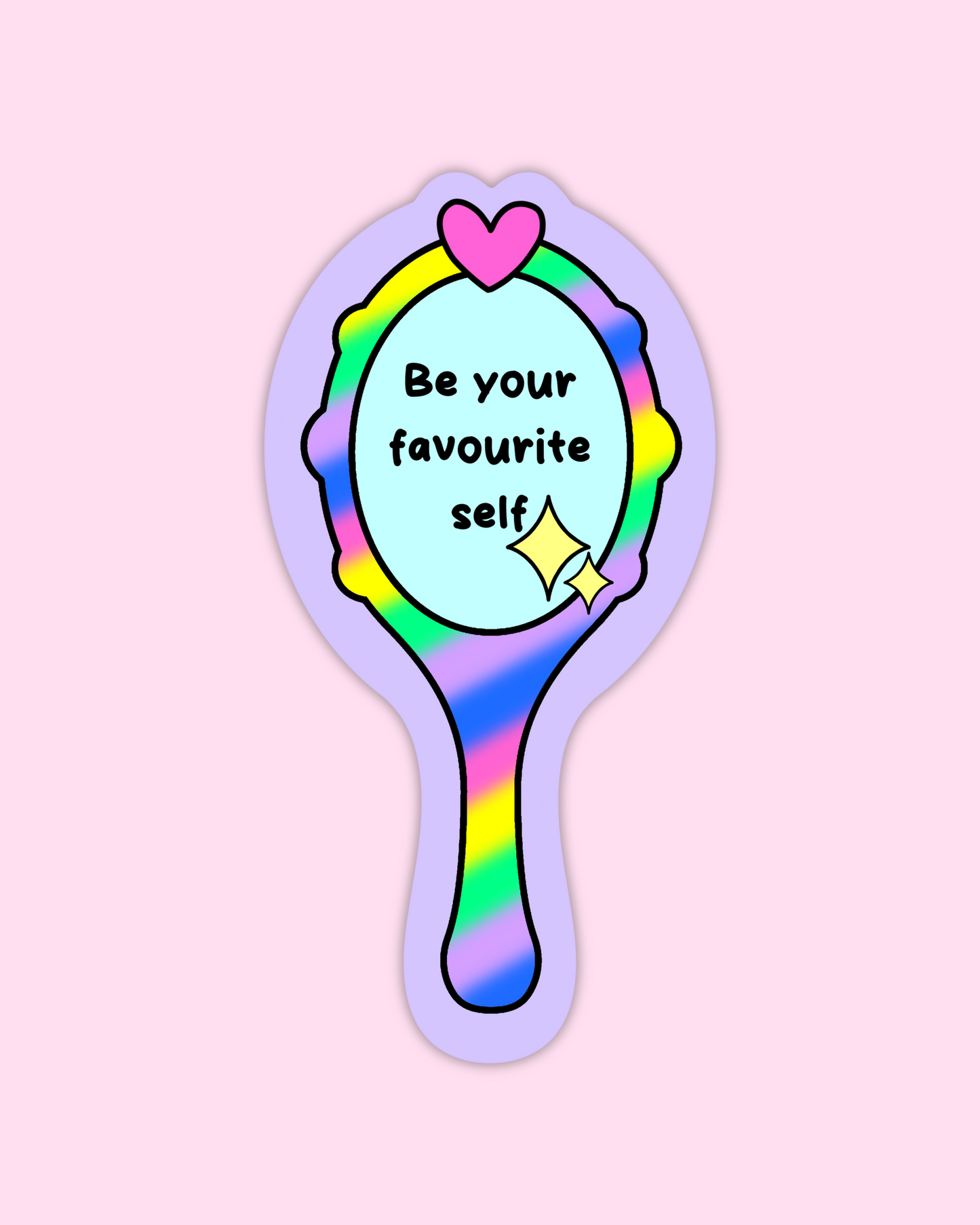 Fave Self Mirror Sticker