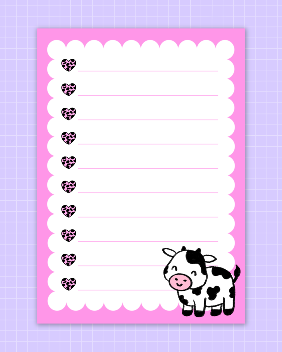 Cow List Notepad