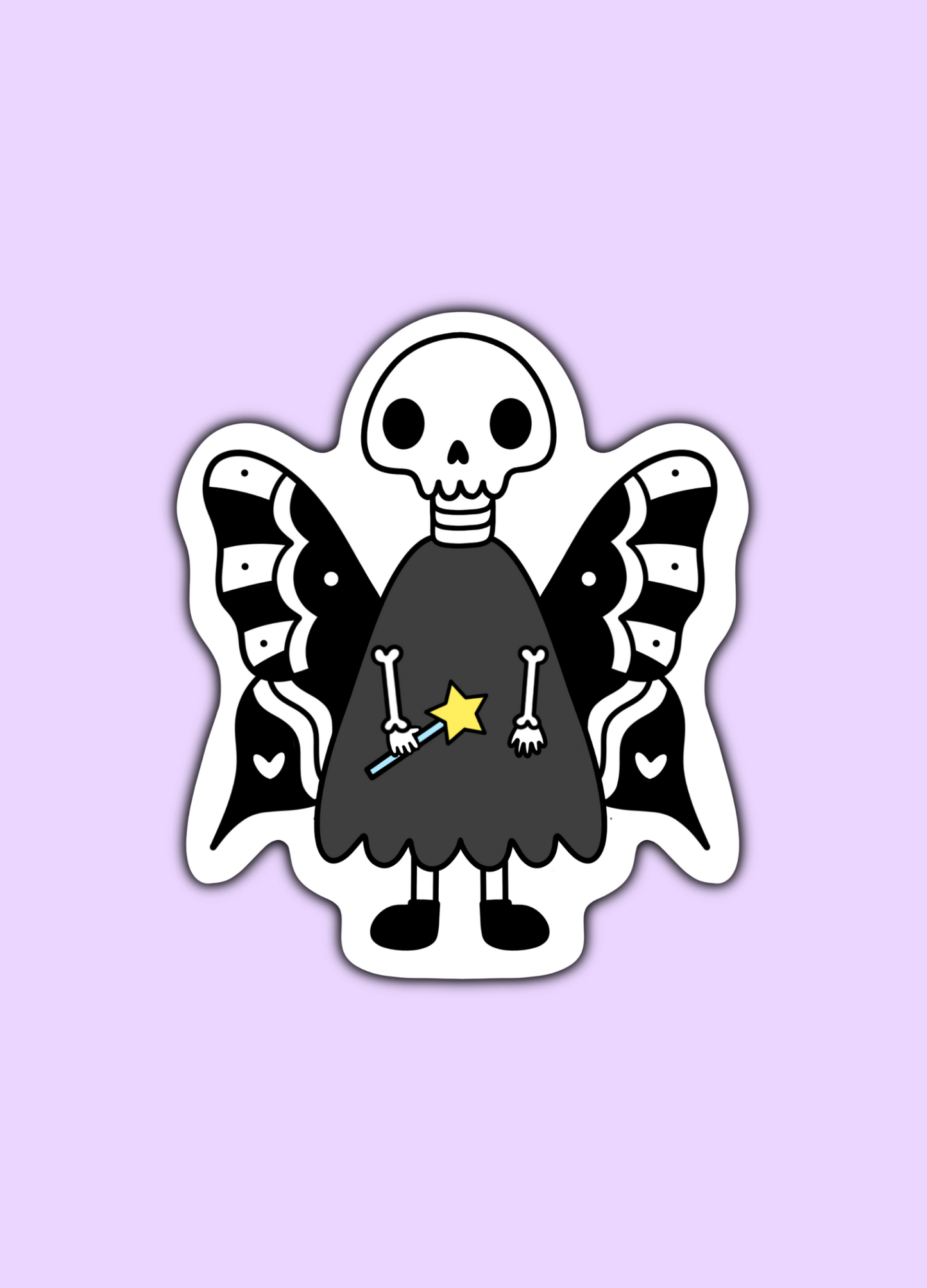 Skelefairy Sticker