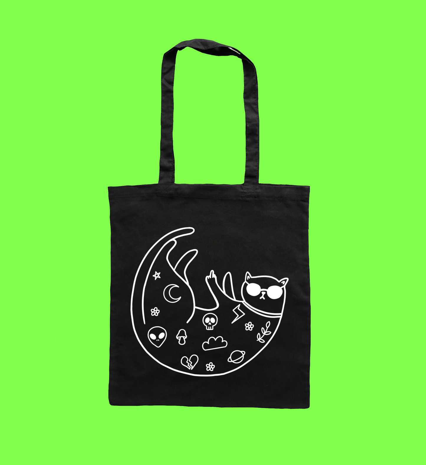 Cool Cat Tote Bag