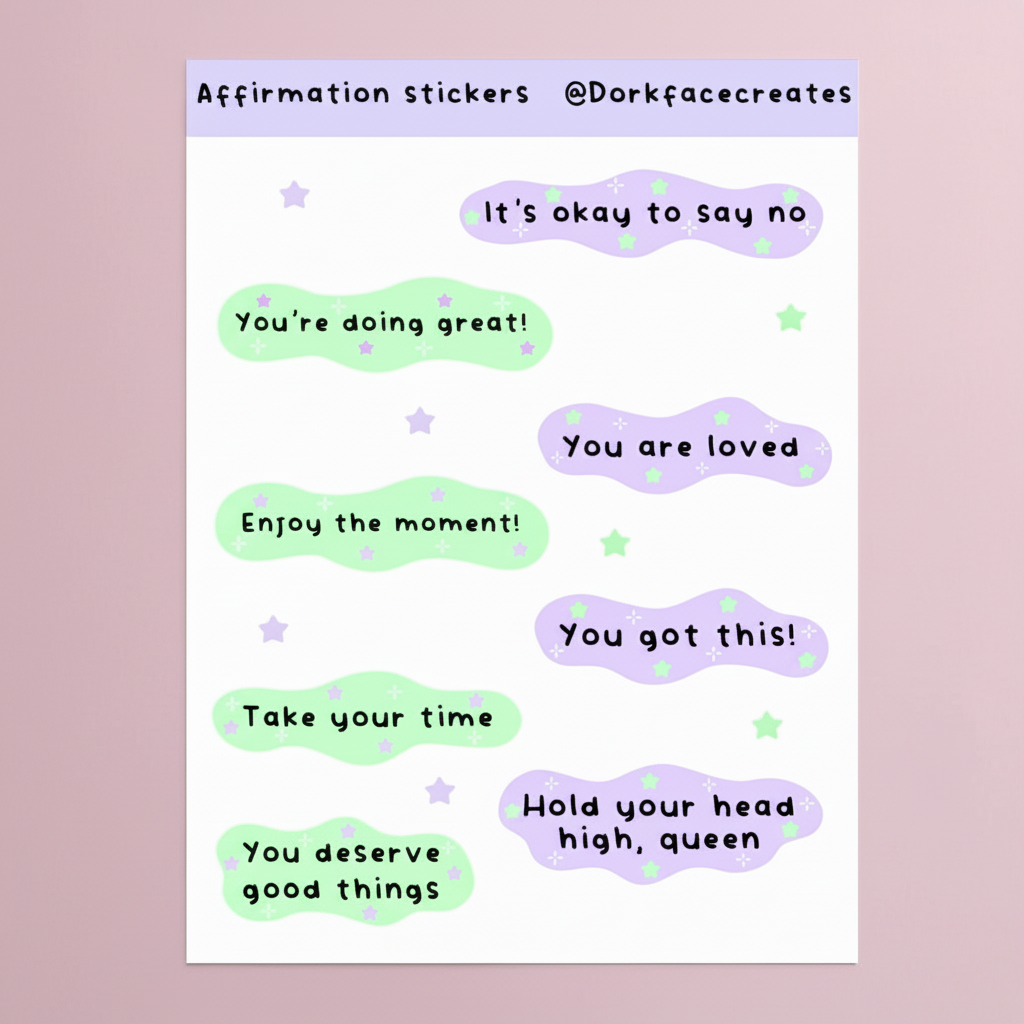 Affirmation Stickers