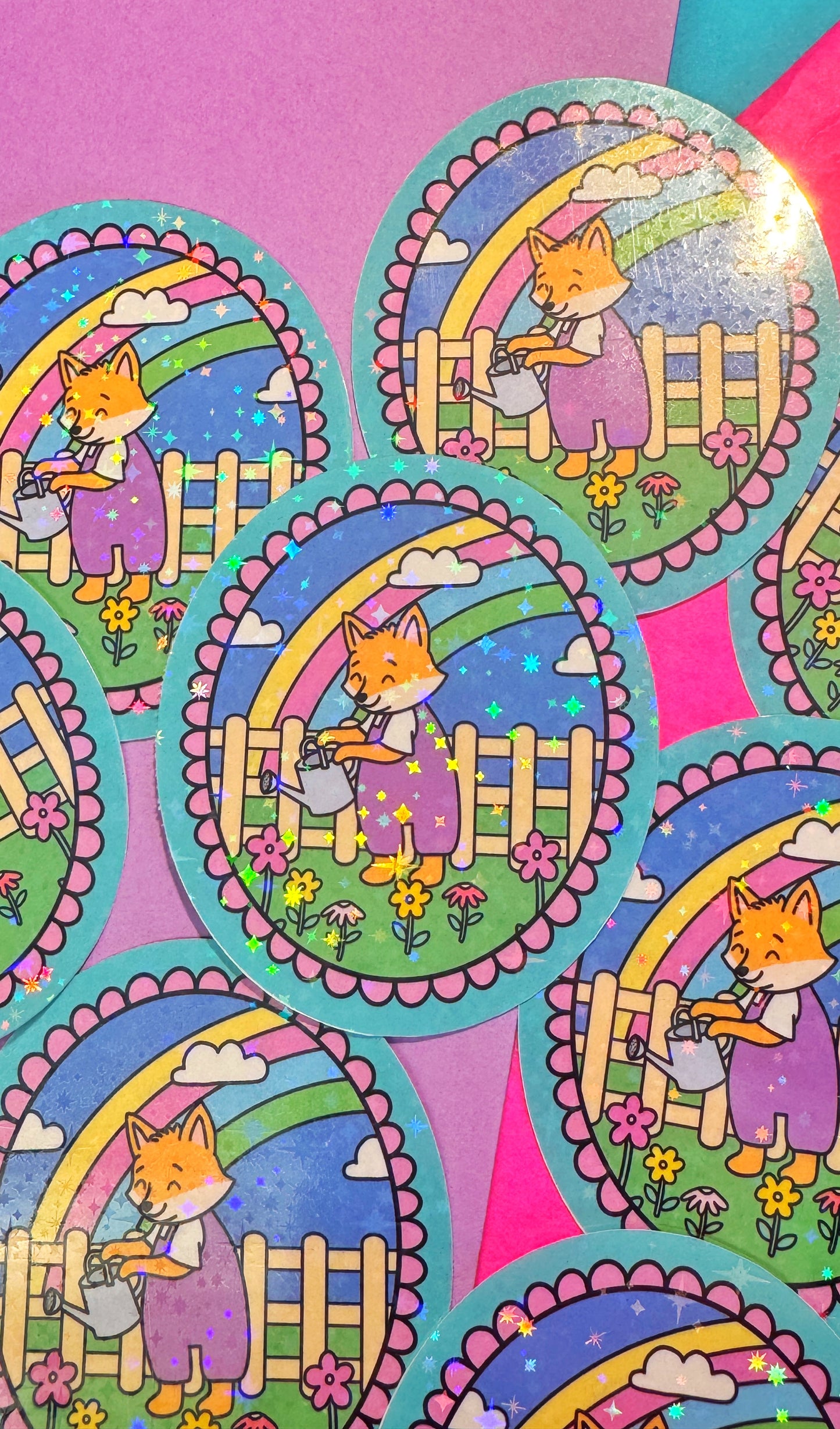 Garden Fox Sticker