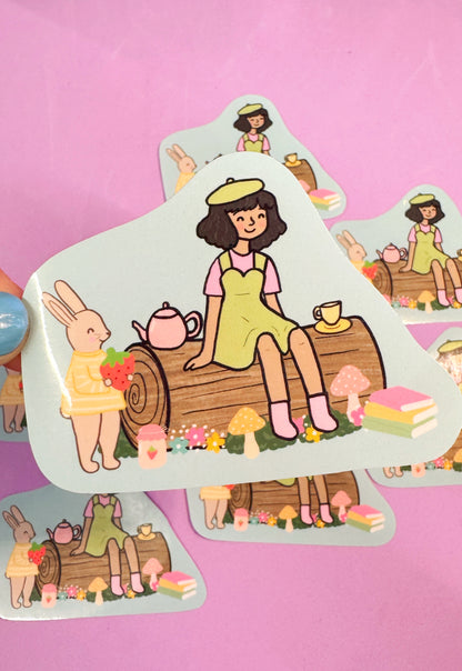 Woodland Picnic Sticker