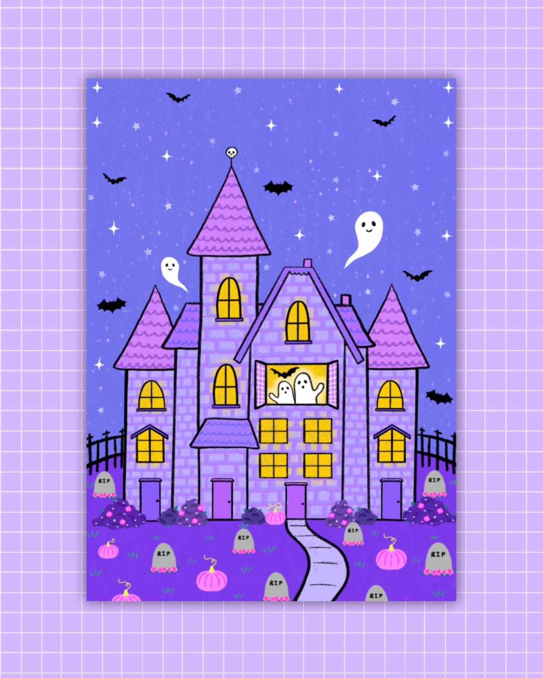 Haunted House Art Print