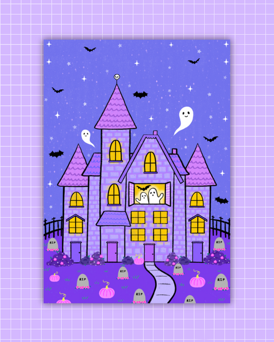 Haunted House Art Print