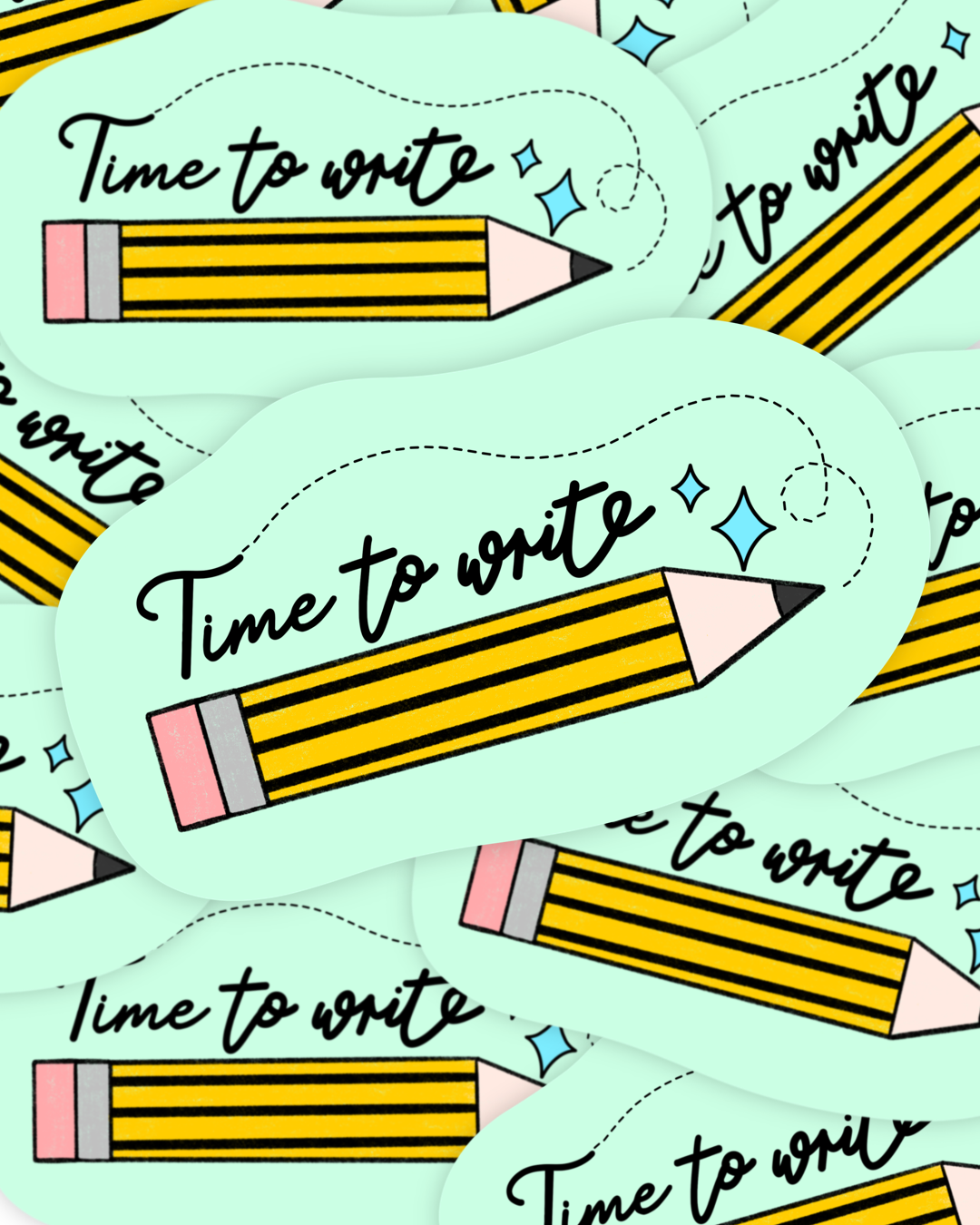 Time To Write Sticker