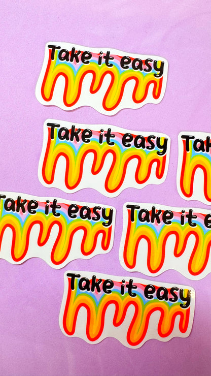 Take It Easy Sticker