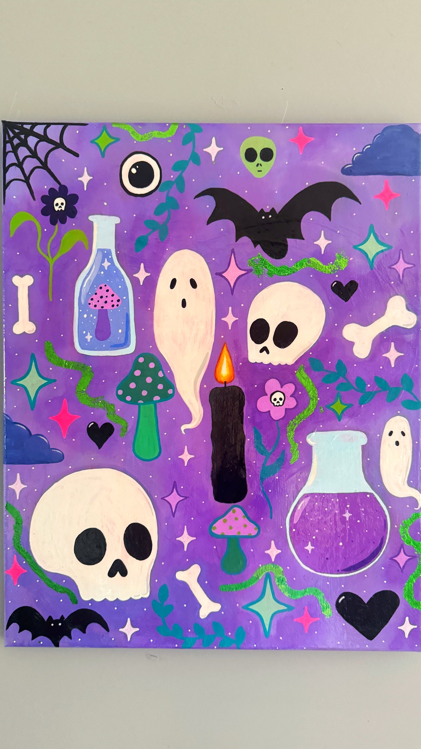 Spooky Cute Original Painting
