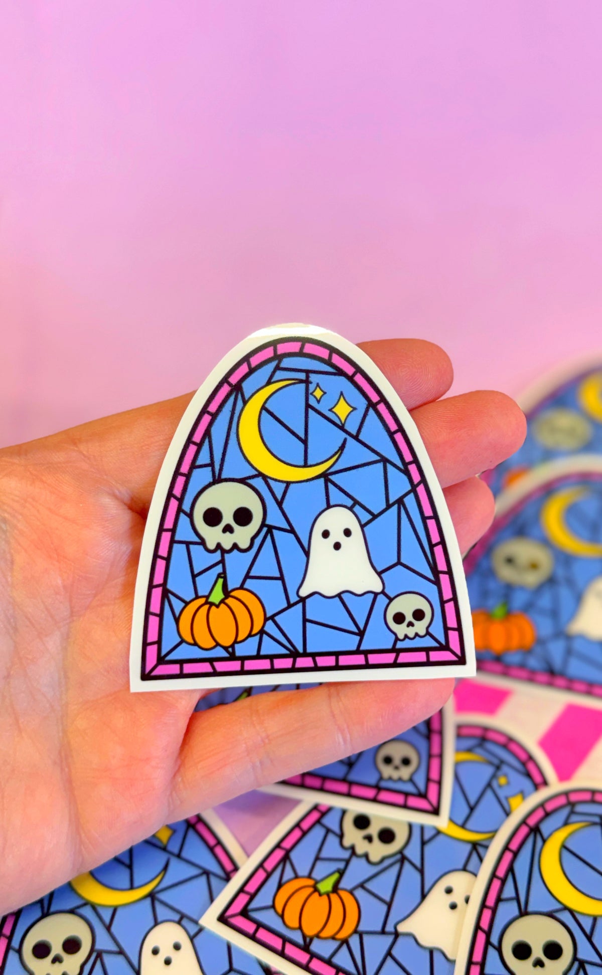 Halloween Window Transparent Sticker