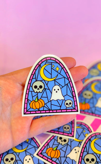Halloween Window Transparent Sticker